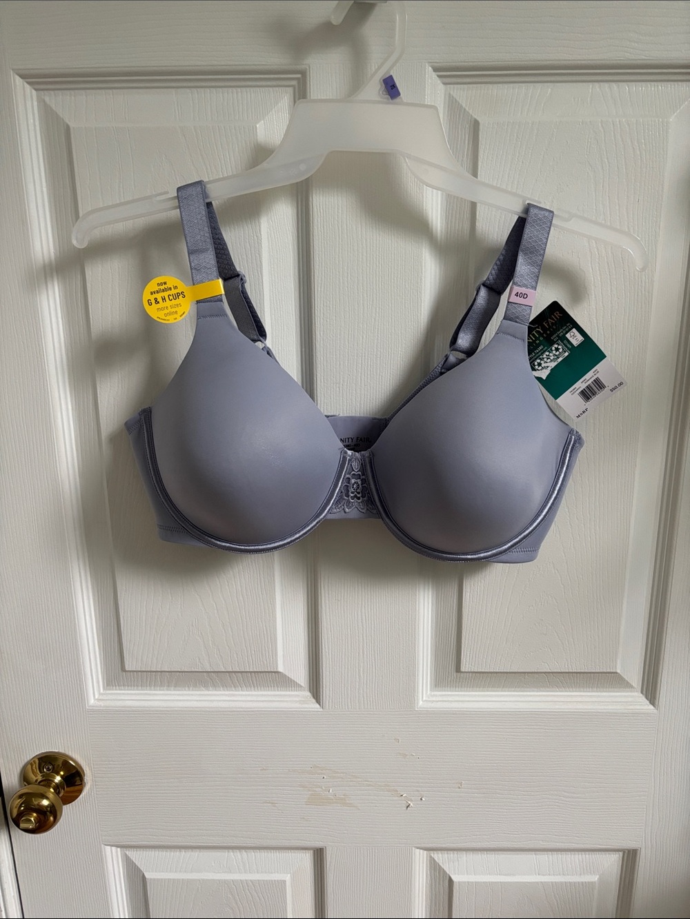 Vanity Fair Light Gray Molded Underwire T-Shirt Bra